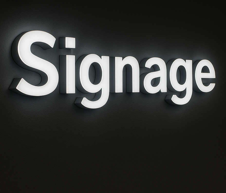 3d illuminated sign by noksim