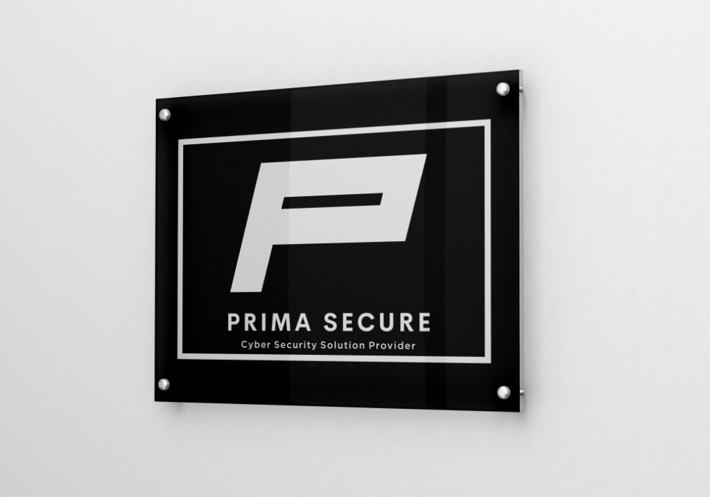 Noksim transparent reception sign black