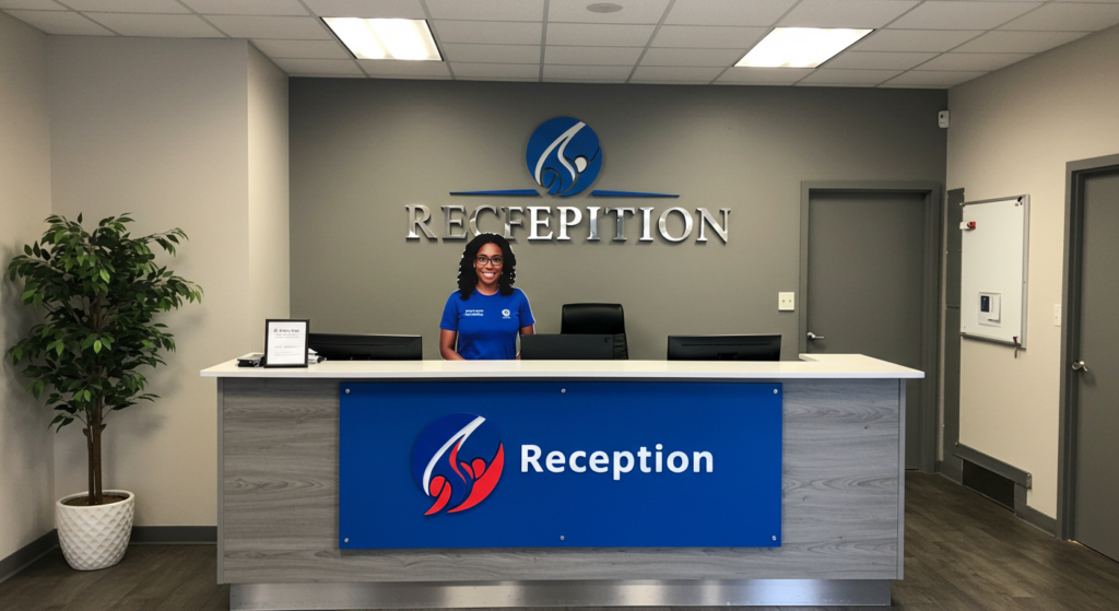 Noksim reception sign